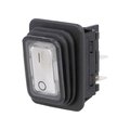 Comutator basculant, OFF-ON, 20A, IP65, 4 pini, DPST, orificiu montare 30.2x22mm, 1935.3113, MARQUARDT