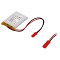 Acumulator 3.7V, Li-Po; 800mAh; 5x34x48mm; ACCU-LP503448/CL