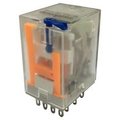 Releu 24V, 4PDT, 5A, MCJQX-13F-KF4C-24VDC, MULTICOMP