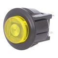 Push-buton, bistabil, rotund, 3A, OFF-ON, SPST-NO, galben, orificiu montare Ø16.9mm, DS-664K-C-L-S-K-TY, MIYAMA