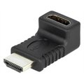 Adaptor, HDMI tata, HDMI mama 90°, aurit, CA320