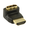 Adaptor, HDMI tata, HDMI mama, 270°, aurit, CA320R