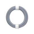 Conductor 1x0.2mm2, 1m, izolatie PVC, gri, 60V, 85C, fir wrap, 105-9, DONAU