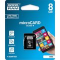Card de memorie MicroSD, 8GB, Clasa 4, M40A-0080R11, GOODRAM