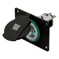 Adaptor soclu bricheta auto; 12-24V, 16A; VERDE, PROCAR-68141000, PRO CAR