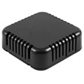 Cutie plastic, 60x60x20mm, ventilatie, 1551V3BK, HAMMOND