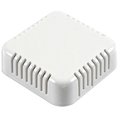 Cutie plastic, 60x60x20mm, ventilatie, 1551V3WH, HAMMOND