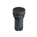 Buton panou, push, negru, monostabil, cu revenire, NC, NO, 6A, 400V,  EL-EA25-M22