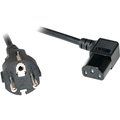 Cablu alimentare, calculator, IEC C13, mamă 90°; negru, 3m, CP118, LOGILINK