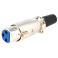 Conector XLR, mamă, 3 PINI, XLR-3G