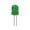 Led 10mm; verde; 20-30mcd; 1.8..2.6V; difuz; OSG8NUA1K4A