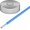 Cablu 1x0.25mm2, izolatie silicon, albastru, 500V, 180C, SIF0.25-BL