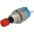 Intrerupator apasare, push, monostabil, OFF-(ON), rosu, 9633NAB-R, APEM