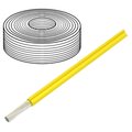 Cablu 1x0.5mm2, izolatie silicon, galben, 500V, 180C, SIF0.50-Y