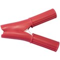 Bornă crocodil; 50A; Capacitate prindere: max.29mm; roşie, BU-46A-2L