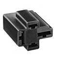 Soclu releu auto, 80A, 100A, 4 pini, pentru 2 papuci 6.3mm, 2 papuci, 9.5mm, DZ85-4-WH, DURAKOOL