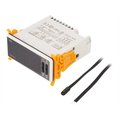 Termostat de temperatura, Refrigerare, -99C/+99C, 3xSPST-NO, 100-240VAC, 28.2x70.3mm, TF33-34A-A, AUTONICS