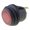 Intrerupator basculant, etans, OFF-(ON), 10A/28VDC, 3 pini, SPST, orificiu montare 20.2mm, rosu, R13112B8F02BRNN-0A-L2