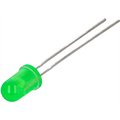 Led 5mm, verde, 2.1-2.6V, 100mcd, convex, LTL-307G, LITEON