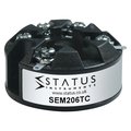 Traductor temperatura, transmiter, termocuplu, izolat, K, J, N, E, R, S, T, 4-20mA, 0.1%, SEM206/TC