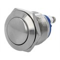 Buton antivandal, OFF-(ON), IP65, SPTS-NO, M19, orificiu montare Ø19mm, V19-10B-N
