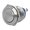 Buton antivandal, OFF-(ON), IP65, SPTS-NO, M19, orificiu montare Ø19mm, V19-10B-N