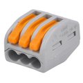 Conector rapid, 3 pini, 32A, deconectabil, 222-413, WAGO