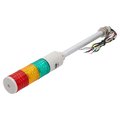 Coloana de semnalizare industriala, continuu, intermitenta, rosu/portocaliu/verde, 24VDC, ST45LF-3-24-RAG, QLIGHT