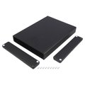 Carcasa aluminiu, neagra, 165x220x30mm, 1455R2201BK, HAMMOND