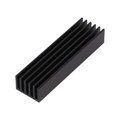 Radiator Al, anodizat, 75x21x14mm, SK653/75/SA