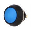 Întrerupător anti-vandal, OFF-(ON), SPST-NO, 2A/36VDC, orificiu montare Ø12mm, V12B-12B-A