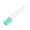 LED 12V, 5mm, verde, L-7113GD-12V
