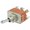 Intrerupator basculant, ON-OFF-ON, 15A, 6 pini, DP3T, T215PAULCSAFJ, PANASONIC