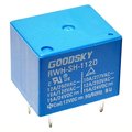 Releu 12VDC, 15A, DPST, 5 pin, RWH-SS-112D