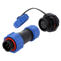 Conector circular, set tata/mama, PIN:4, IP67, DS1110-24-04BU8