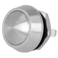 Buton antivandal, OFF-(ON), 36V, IP65, SPST-NO, M12, orificiu montare Ø12mm, GQ12B-10/S