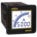 Ampermetru digital, 0-5000A, afisare setabila, 52x52mm, montare panou, 240VAC, MA501-230V-CE, SELEC GMBH