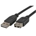Repetor USB 2.0, USB-A tata/USB-A mama, 5m, negru, PSG91258