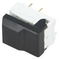 Push buton, tastatura, SPDT, ON-(ON), 4 pini, SER-BK-AU-OA, C&K