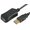 Repetor USB 2.0, USB-A tata/USB-A mama, extender activ, 10m, negru, PSG90601