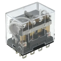 Releu 24VDC, 10A, 4PDT, LY4N-24VDC, OMRON