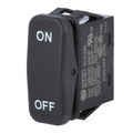 Comutator basculant, (ON)-OFF-(ON), 10A, 3 pini, SP3T, orificiu montare 36.8x15.3mm, R13-258I-01-BB-9