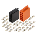 Kit 2x Carcasa pentru conector 8 PIN, +16pini, tata, ISO, 361432