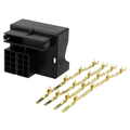 Kit Carcasa pentru conector+16pini, 16 pini, mama, Quadlock, 80141