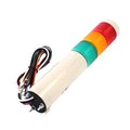 Coloana de semnalizare industriala, continuu, intermitent, buzer, rosu/portocaliu/verde, 24VDC, STG40MLF-BZ-3-24-RAG, QLIGHT