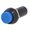 Push buton, monostabil, rotund, albastru, OFF-(ON), orificiu montare Ø12mm, PS11BBU