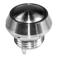 Push buton, monostabil, otel inoxidabil, 1NO, 2A, orificiu montare Ø12mm, GQ12IP65-B