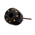 Sirena piezoelectrica, 12VDC, 5-15V, led galben, 2.8kHz, 105dB, PS-551DYQ, HITPOINT