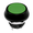 Push buton, monostabil, verde, 1NO, 2A, orificiu montare Ø12mm, GQ12IP65-GN
