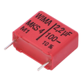 2.2uF/100V, condensator poliester, MKS4, RM15, WIMA